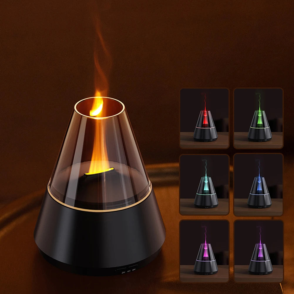 Flame & Water Light Aroma Diffuser