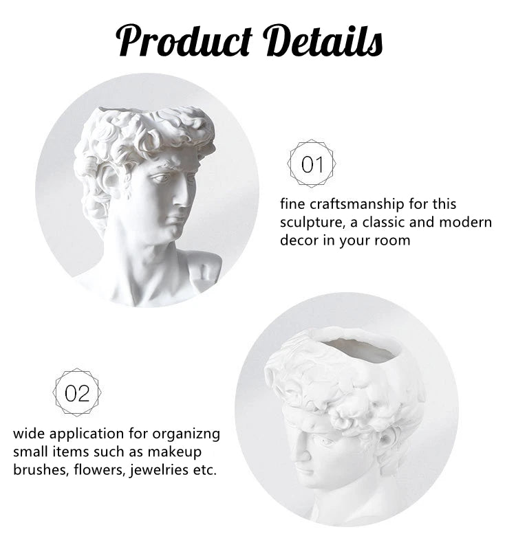 David Sculpture – Decorative Vase