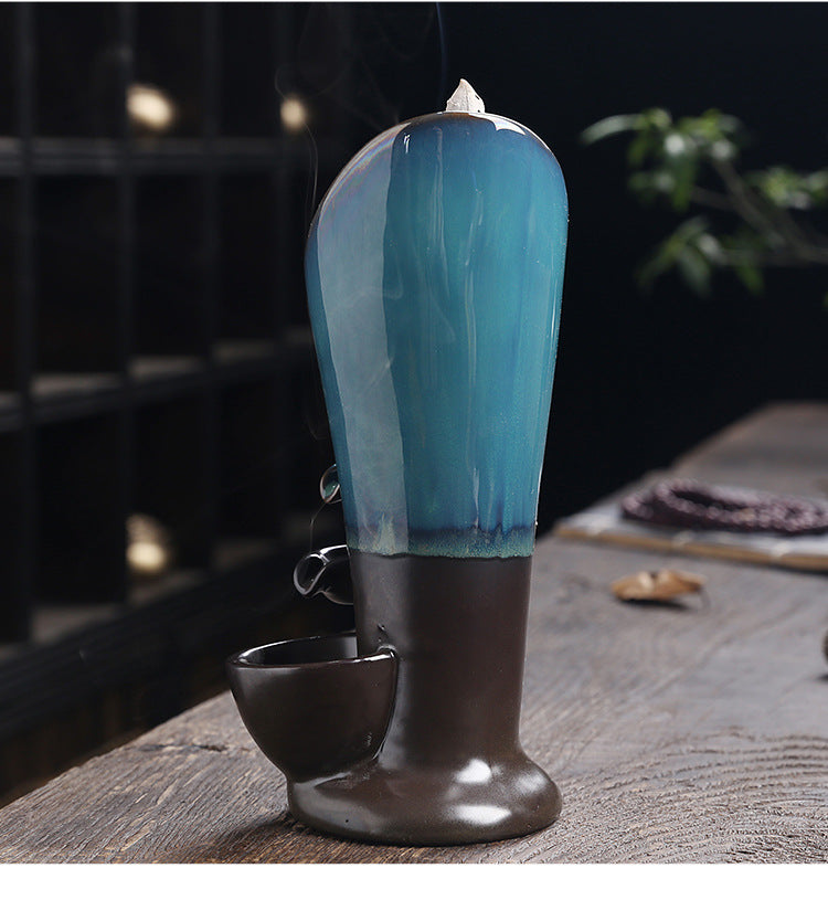 Ceramic Waterfall Incense Cascade