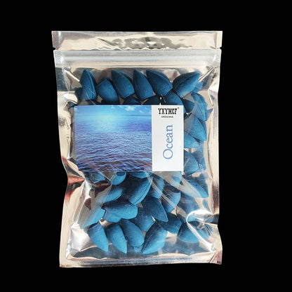Natural Backflow Incense Cones – 50 pcs