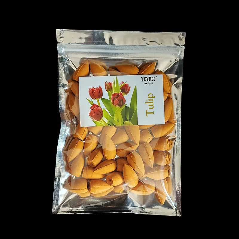 Natural Backflow Incense Cones – 50 pcs