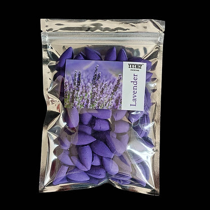 Natural Backflow Incense Cones – 50 pcs