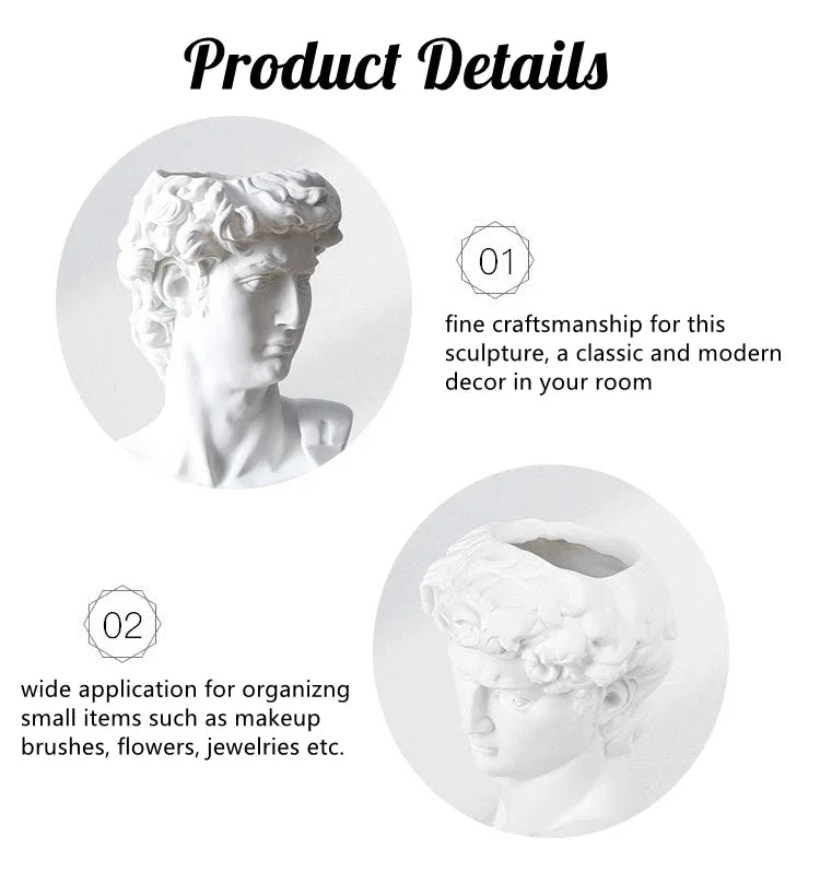 David Sculpture – Decorative Vase