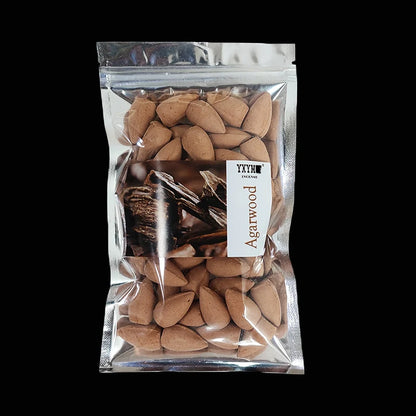 Natural Backflow Incense Cones – 50 pcs